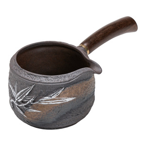 Retro Rock And Stone Glaze Ceramic <b>Tea</b> <b>Set</b> With Lid Dehua Pottery Kung Fu <b>Tea</b> Ware Side Handle Fairness <b>Cup</b> - Product Image 2