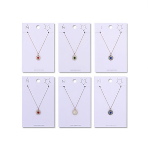 Set di 12 Collane con Ciondolo a Fiore Rotondo in Ottone, Accessori di Gioielleria alla Moda - Product Image 2