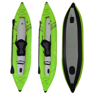 Singola persona 390 fabbrica personalizzata gonfiabile Kayak da pesca PVC Dropstitch Mako barche portatili barca da pesca 1 pezzo barca a costola - Product Image 1