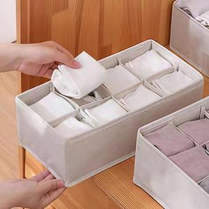 Caja organizadora de ropa plegable moderna de 8 compartimentos, contenedor de almacenamiento de ropa para calcetines de dormitorio, almacenamiento de bragas - Product Image 3
