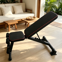 Banc de musculation avec siège rembourré haute densité pour la musculation à domicile