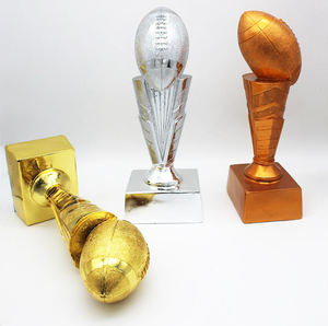 Trophée de résine de sublimation en gros Trophées de football américain personnalisés - Product Image 2
