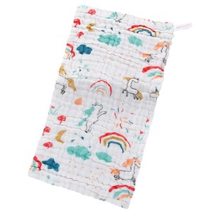 Toalla de gasa para bebé Qidou, 25x48 cm, estampado de dibujos animados de algodón puro para bebés - Product Image 5