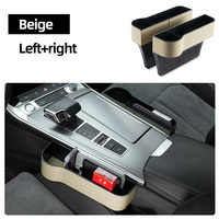 Organisateur de siège de voiture personnalisé, accessoires pour console automobile, boîte de rangement, organisateur latéral de siège avec porte-gobelet