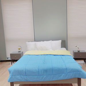 2025 Servicio de pedido OEM grande Microfibra 200gsm microfibra de invierno poliéster Israel fibra hueca mantas cama Reversible edredón <span class=keywords><strong>bicolor</strong></span> - Product Image 1