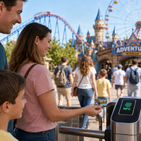 Carte de billet intelligente en papier RFID NFC 13,56 MHz HF thermique imprimable, recyclable et écologique pour le transport, les parcs d'attractions et les concerts