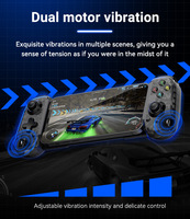 NUEVO Control de Juego Extensible D6Mini con Gatillo Hall, Joystick con Vibración para Switch/Android/IOS/PC, Gamepad Plegable Tipo-C