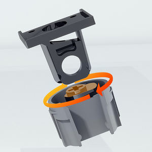 Goupilles de support, support d'étagère d'armoire, clous de séparation invisibles, broches de support d'étagère trois en un avec bouchons de trou - Product Image 4