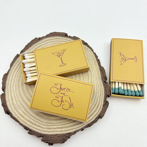 Allumettes écologiques durables en gros avec logos imprimés pour cigares, bougies, fêtes - Style moderne - Product Image 6