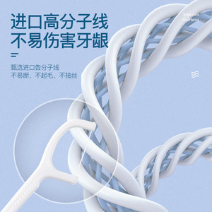 High Elastic Toothpick 50 Pcs Dental Floss Picks For Teeth Cleaning Home Use - Product Image 2