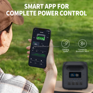 Estación de Energía Portátil BIGINVERTER SR1800 1800W 1229Wh con Batería Lifepo4, 3000 Ciclos, Carga Rápida, Generador Solar para Respaldo Doméstico - Product Image 6