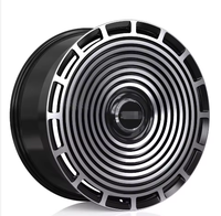 Rines Forjados de Aleación Personalizados de 19-23 Pulgadas 5*112 120 130 Negros, Modificación/Actualización de Ancho, Aptos para Land Rover/BMW/Rolls-Royce