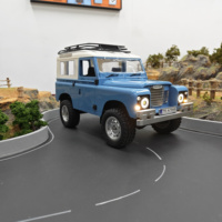 1:10 4x4 RC Rennwagen 2,4G 3-Kanal Ferngesteuerter Vintage Offroad-Truck Realistische Klassische Karosserie Allrad 100M USB-Kabel
