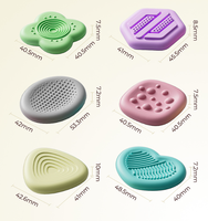 Lot de 6 pierres sensorielles anti-stress en silicone sans BPA avec boîte de rangement pour enfants et adultes atteints d'autisme, de TDAH, de stress et d'anxiété