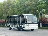 Nouveau véhicule de tourisme à essence 17 places, bus Foton fermé pour les zones touristiques, les campus, les hôtels et les parcs