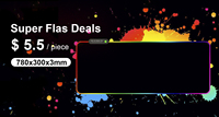 Tappetino Mouse con Caricatore Wireless Anime, Logo Personalizzato, Impermeabile, Antiscivolo, Antibatterico, Grande Formato, Protezione dalle Radiazioni, RGB LED, Caricatore QI