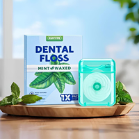 Fil dentaire nettoyant les dents infusé d'hydroxyapatite nano, sans PFAS, sans microplastiques, 50M, fil de soie biodégradable, certifié CE