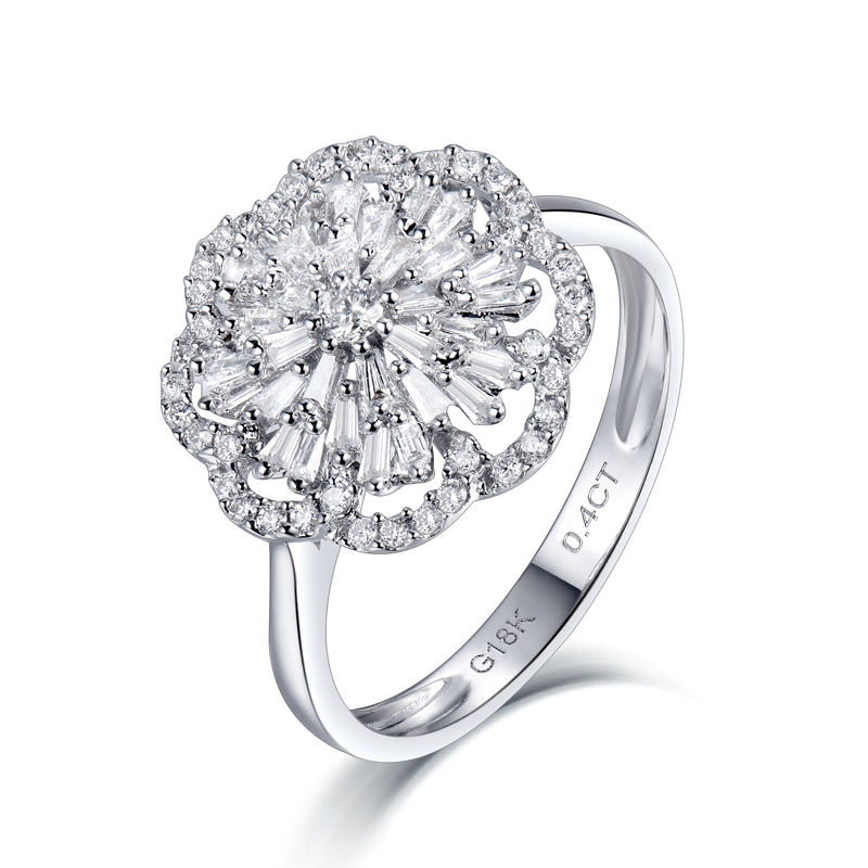 14K white gold/yellow gold/rose gold