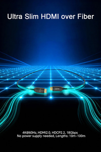 Cable AOC 4K60Hz 18Gbps Ultra Delgado <span class=keywords><strong>HDMI</strong></span> <span class=keywords><strong>2.0</strong></span> HDCP 2.2 Cable de Fibra Óptica 10M <span class=keywords><strong>15M</strong></span> 20M 25M 30M 35M 50M - Product Image 4