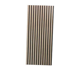 HEYES gran oferta panel de pared de listones acústicos de madera personalizado disponible fábrica insonorizada ignífuga fácil DIY panel decorativo para hotel - Product Image 6