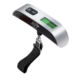 Balance de voyage en stock avec logo Kat Myhr Balance de pesage numérique portable suspendue pour bagages - Product Image 1