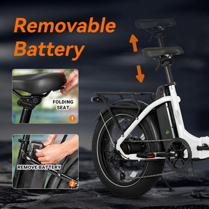 Vélo électrique pliable pour adultes 500W 48V Batterie au lithium 7 vitesses <span class=keywords><strong>Homologué</strong></span> CE Freins à disque doubles Moteur de moyeu arrière sans balais Autonomie de 54 km - Product Image 6