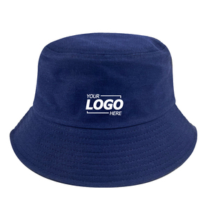 Sombreros de cubo de algodón con logotipo personalizado para hombres y mujeres-Sombreros de pesca al aire libre con protección solar, regalo promocional - Product Image 1
