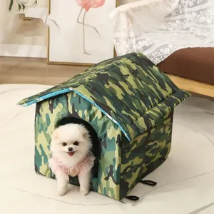 <span class=keywords><strong>2026</strong></span> Neu Entwickelte Robuste Outdoor-Hundehütten und Katzenhäuser aus Regenfestem Oxford-Gewebe, Großhandel für Wintersaison-Katzennester und -Zubehör - Product Image 4