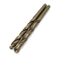 Forets hélicoïdaux HSS Cobalt 8% M42 entièrement affûtés DIN338, taille 1-23 mm, finition oxyde noir, certifiés ISO
