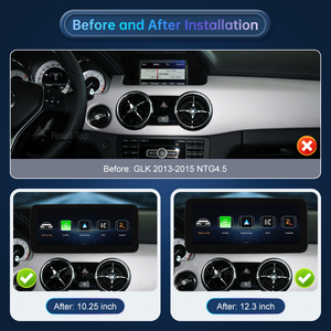 Road Top Linux sans fil Apple CarPlay Android Auto écran d'affichage multimédia pour <span class=keywords><strong>mercedes</strong></span>-benz GLK X204 2013-2015 NTG4.5 LHD - Product Image 2
