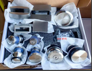 Produttore pesante specchio cromato lucido cerniere doccia 3/8 "a 1/2" vetro porta accessori Hardware - Product Image 5