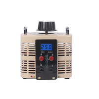 Régulateur de tension automatique CA Variac 5 kVA à bobine toroïdale, série TDGC2, monophasé, entrée 220 V, sortie 0-300 V, avec écran LCD