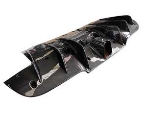 Para <span class=keywords><strong>Ferrari</strong></span> <span class=keywords><strong>488GTB</strong></span> Retrofit y upgrade Novitec, difusor trasero de fibra de carbono seco, carcasa pequeña - Product Image 6