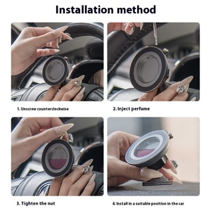 Magnete forte nuova auto porta profumo per cellulare staffa con ventosa cruscotto supporto fisso per la navigazione - Product Image 6