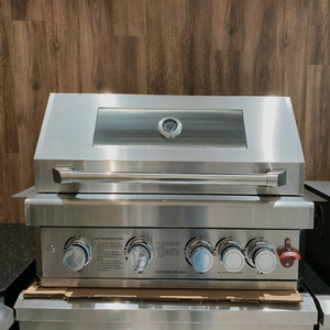 Thép không gỉ 5 7 Đầu đốt được xây dựng trong <span class=keywords><strong>Propane</strong></span> gas BBQ nướng - Product Image 2