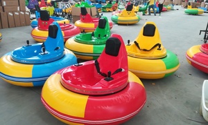 Elektrisches Kinderbumper-Car für den Außenbereich mit aufblasbarer Arena – Kommerzielles Spielzeug für Kleinkinder und Kinder - Product Image 3