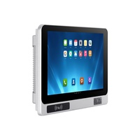 Panel PC Digital Signage Industri Android Harga Pabrik RK3568 15.6 21.5 Inch Layar Sentuh Pemindai 2D RFID untuk Kios