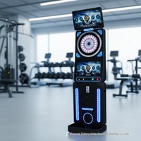 Nouvelle Machine de Fléchettes Électronique avec Écran Publicitaire, Équipement Sportif, Enregistrement des Scores, Jeu d'Arcade à Monnayeur en Métal