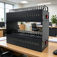 Hub USB de 40 Puertos para Android y iPhone, Caja de Control de Sincronización por Lotes OTG para Gestión Agrícola, Control Unificado de Placa Base de Teléfono y Cables