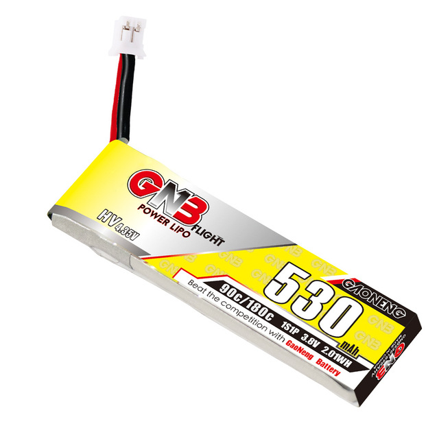 GNB 530mAh 1S 90C FPV UAV Battery with A30/PH2.0/XT30/JST Plug Bateria Para Drone for 2.5 Inch FPV Drone Use