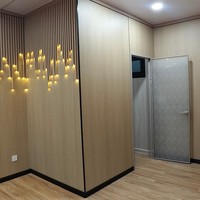 Café Modulaire Préfabriqué en Conteneur de 40 pieds, Panneaux Aluminium-Plastique, Mur Isolé en PU de 100 mm, Plafond de 3 m