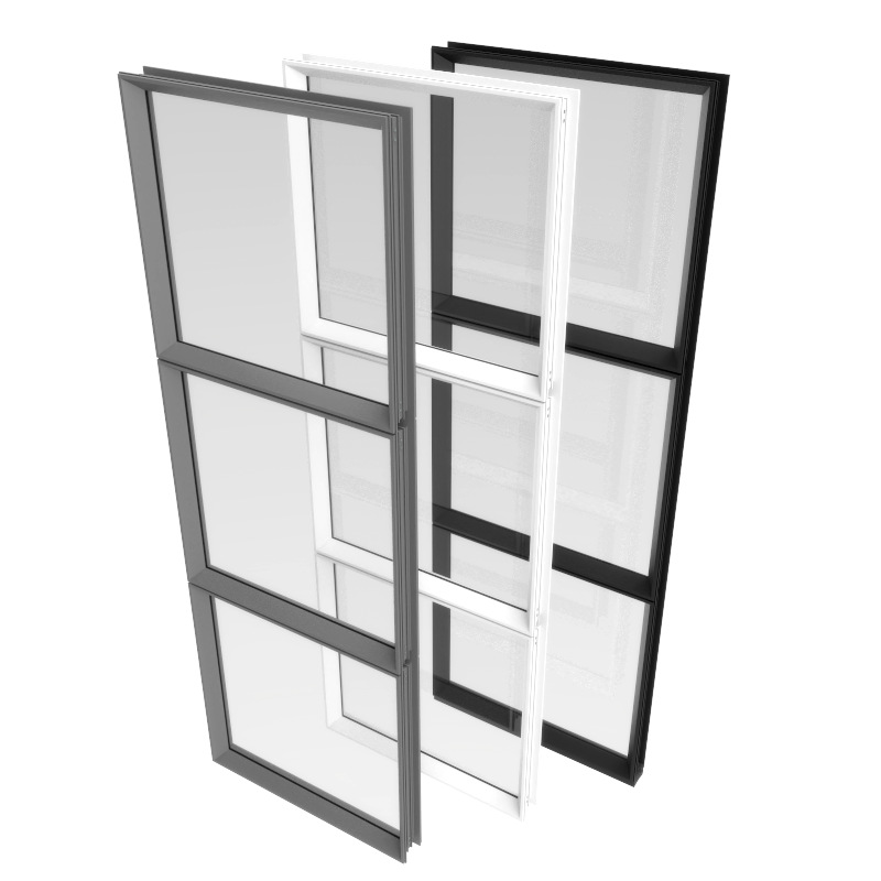 88 models single glass aluminum alloy partition