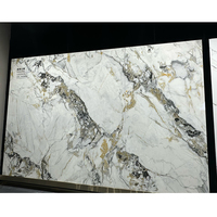 1200*2400*9mm dalle murale en pierre frittée blanche porcelaine polie aspect marbre émaillé carreaux de sol en pierre frittée