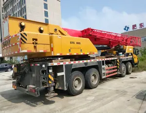 50Ton מנוף משאית נייד איסוף 50 טון מנוף STC500 משאית מנוף תוצרת סין