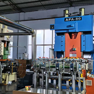Automatic Aluminum Lunch Box Production Line-High-Speed Disposable Food <b>Container</b> Manufacturing with 380V/220V 1-Year Warranty - Product Image 1