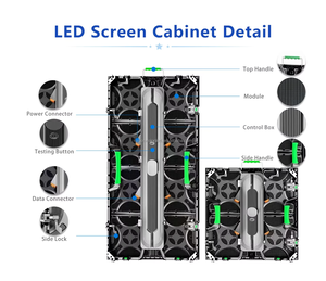 Mur vidéo LED de location P1.9/P2.6/P2.9, écran de scène intérieur/extérieur sans soudure pour concerts et mariages - Product Image 4