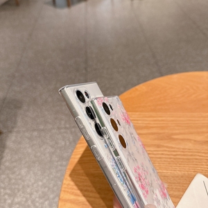 Bán Buôn In Ấn Hoa Mô Hình Rõ Ràng Minh Bạch Mềm TPU Điện Thoại Trường Hợp Đối Với Samsung <span class=keywords><strong>Galaxy</strong></span> S24 Siêu Lưu Ý 13 Pro - Product Image 3