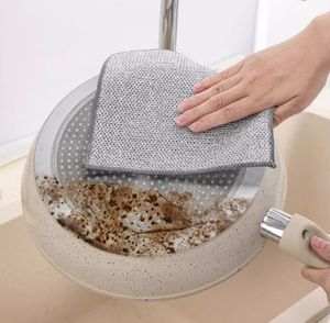 Nuevas toallitas plateadas mejoradas <span class=keywords><strong>Trapo</strong></span> de limpieza individual <span class=keywords><strong>Rejilla</strong></span> de <span class=keywords><strong>trapo</strong></span> de cocina - Product Image 6