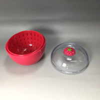 Lime Pods en Raspberry Colander Pod Plastic Bananenhouder Plastic Opbergdoos voor Huishoudelijke Keuken Groenteopbergbox