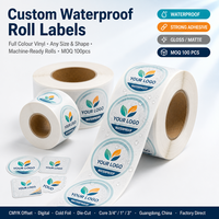 Autocollants personnalisés découpés sur mesure, forme personnalisée, logo brillant, rouleau d'étiquettes adhésives de haute qualité, imperméables, avec finition dorée et vernis UV sélectif